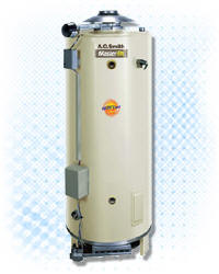 AO SMITH BTR-251: 65 GALLON, 251,000 BTU, 8" VENT, NATURAL GAS, COMMERCIAL WATER HEATER, MASTER-FIT (Certified from Sea Level to 2,000' Elevation)