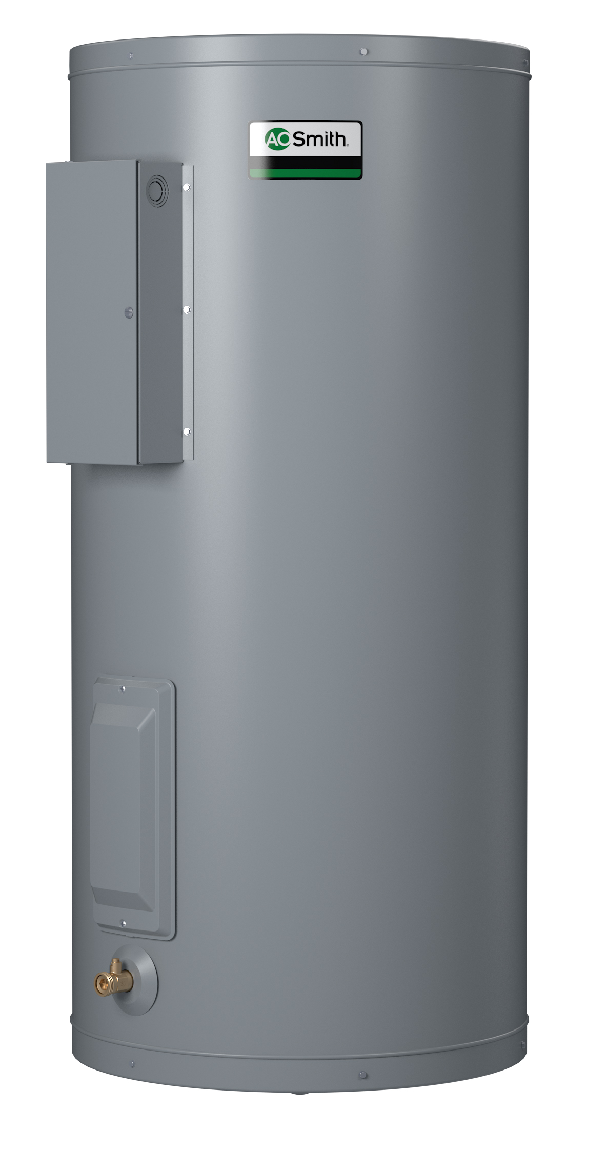 AO SMITH DEL-40D: 38 GALLONS, 4.0KW, 480 VOLT, 3 PHASE, (2-4000 WATT ELEMENTS, NON-SIMULTANEOUS WIRING), DURA-POWER,LIGHT DUTY COMMERCIAL ELECTRIC WATER HEATER