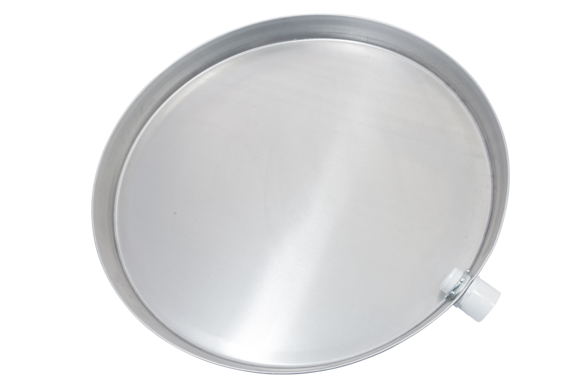 AO SMITH 100108615:K,DRAIN PAN,28inchDIA,ALUMINUM (replaces 9001608005)