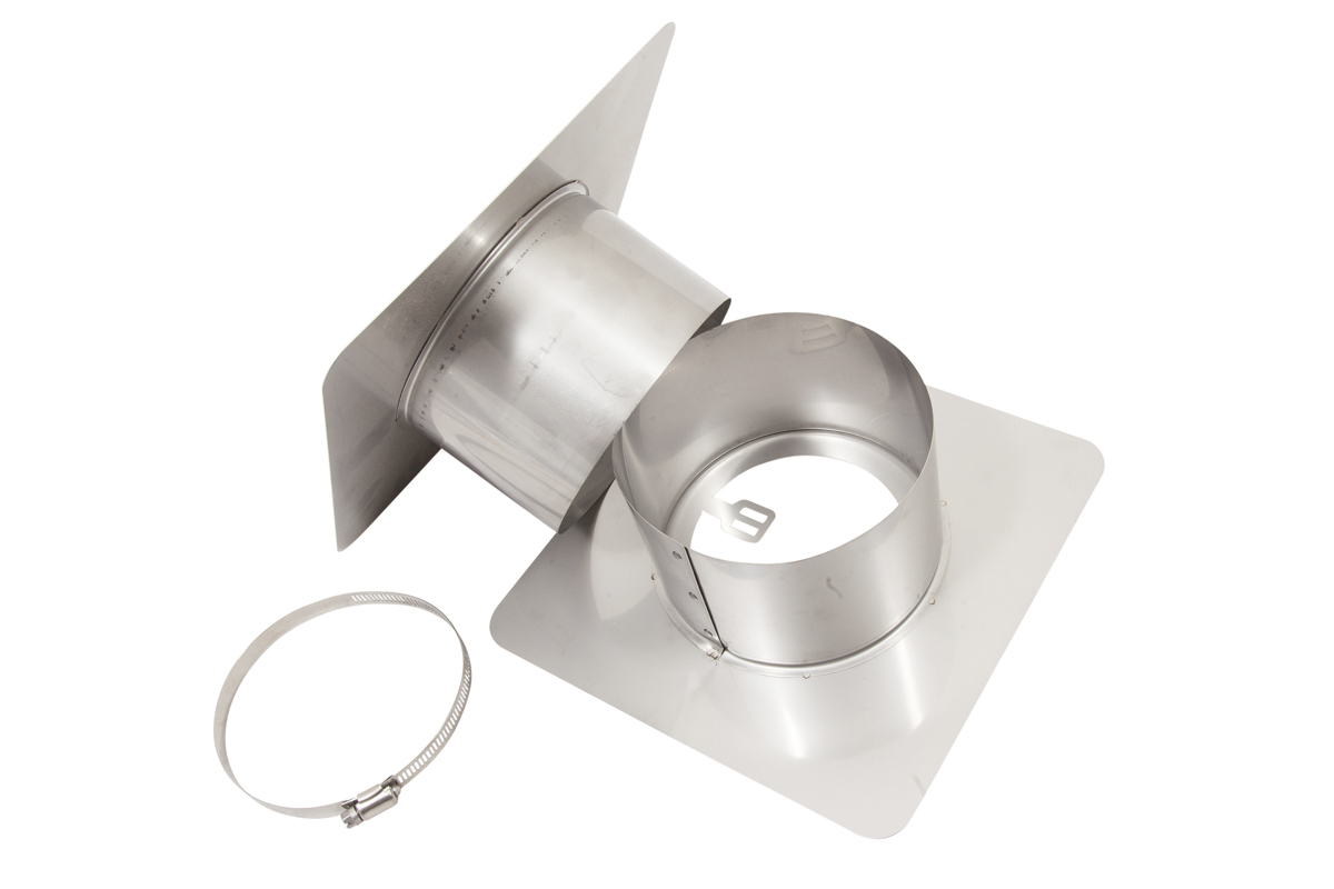 AO SMITH 100112775:K,4inch STD SIDEWALL TERM. W/COND. TRAP (replaces 9008489005)