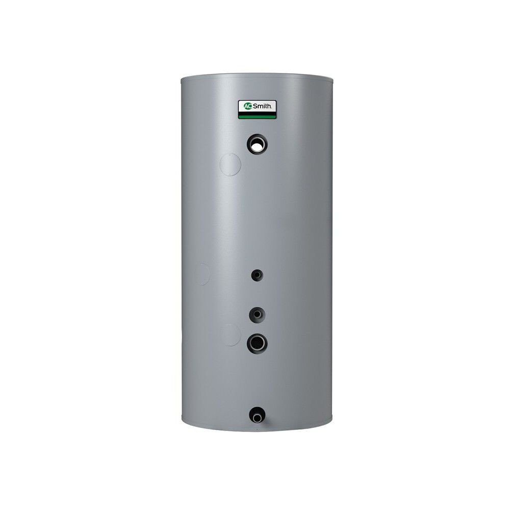 AO SMITH T120S: 119 GALLON CAPACITY, UNJACKETED WATER HEATER STORAGE TANK, VERTICAL OR HORIZONTAL INSTALLATION), 150-PSI (4-5 week lead time)