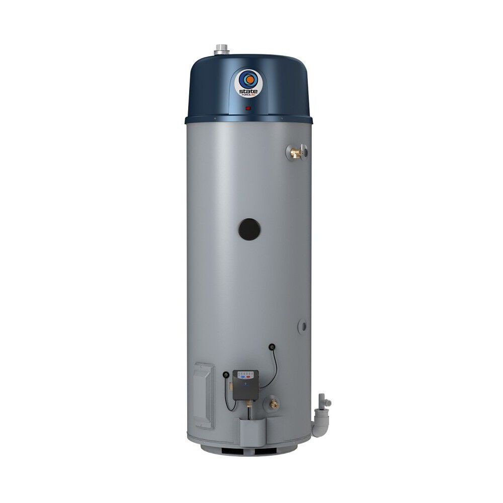 STATE SHE50-76NE: 50 Gallon, 76,000 BTU, FORCE 90 HE,  Commercial Gas Water Heater, Natural Gas , 2inch, 3inch or 4inch Power Vent, certified to 5300'