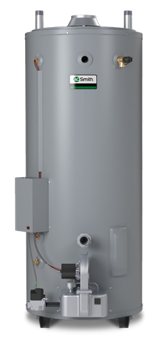 AO SMITH BTL-180: 100 GALLON, 180,000 BTU, 6inch VENT, MASTER-FIT ULTRA-LOW NOx MODEL, NATURAL GAS COMMERCIAL WATER HEATER