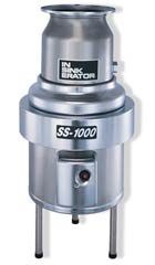 INSINKERATOR SS-1000-10: 208-230/460 VOLT, 3-PHASE, 10 HP, 23-1/4inch -31-1/8inch, COMMERCIAL GARBAGE DISPOSAL UNIT, INCLUDES MOUNTING GASKET