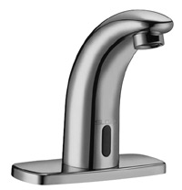 SLOAN 3362124: SF2450-4 CP FCT PEDESTAL 4inch  BATTERY SENSOR ACTIVATED OPTIMA SERIES FAUCET