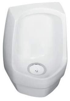 SLOAN 1001000, WES-1000: WATERFREE URINAL, CHINA, WHITE, (SIZE 25-3/4inch)